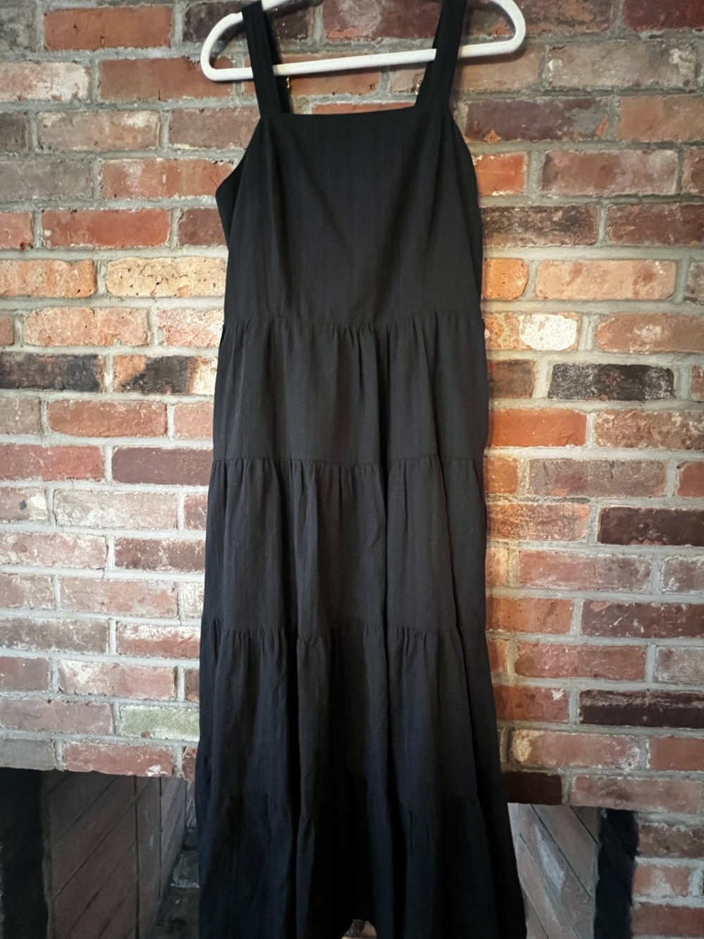 Joie Black Tiered Maxi Dress